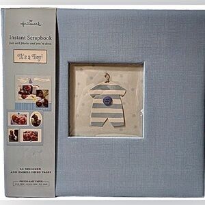 Hallmark “it’s a Boy”Instant Scrapbook Complete Memory book-with Original box